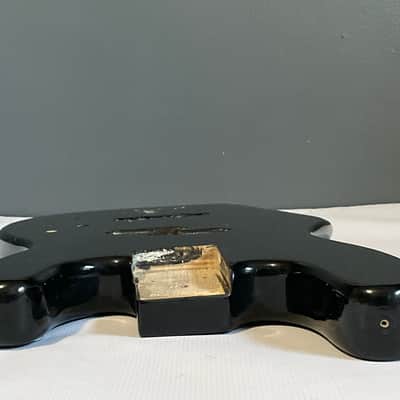 1980's Overseas Kramer Striker 700st Black 4 String Electric Bass Guitar Body image 19