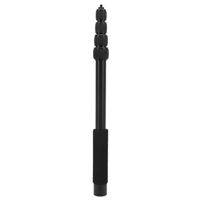Hightseck Handheld Mic Boom Pole, 4 5 Section Extendable Microphone Boom Arm With Foam Handle And 1/4In Threads, Telescopic Adjustable Mic Stand For Camera Phone Microphones(5) image 1