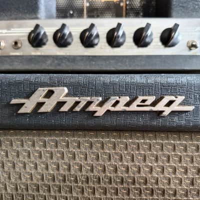 1961 Ampeg B-15N Portaflex Blue Check All Tube Bass Amp - ALL ORIGINAL, JUST SERVICED. image 24