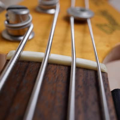 Fender JB-62 Jazz Bass Reissue 2010 Inca Silver Aged Made in Japan MIJ w/ Bag image 5