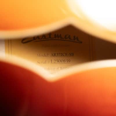 Eastman AR372CE-SB Kent Armstrong Signature 16" Archtop Electric Guitar - Sunburst image 21