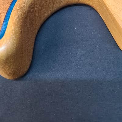 Unbranded Custom ST Body Honduran Mahogany Inlaid Figured Sapele Top Natural Satin Nitro Made in USA image 6
