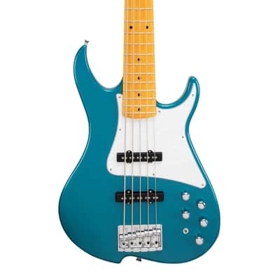 Vola Guitars ZVA 5 String bass - Ocean Turquoise metallic Gloss CLEARANCE SALE image 3
