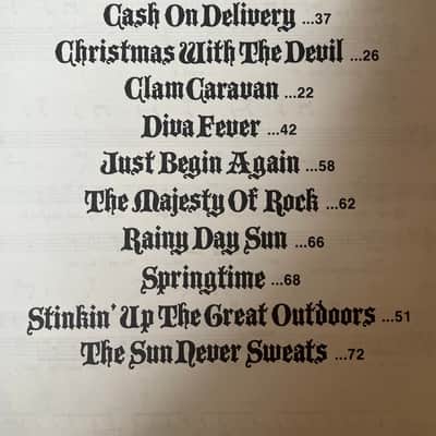 Spinal Tap - Break Like the Wind - Guitar Tab / Tablature Book image 3