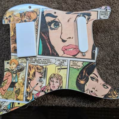 Custom Seymour Duncan Loaded Comic Book Pickguard image 1