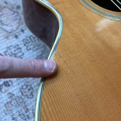 Yamaha CJ-838S Jumbo Acoustic Guitar - Natural 79-81 image 13