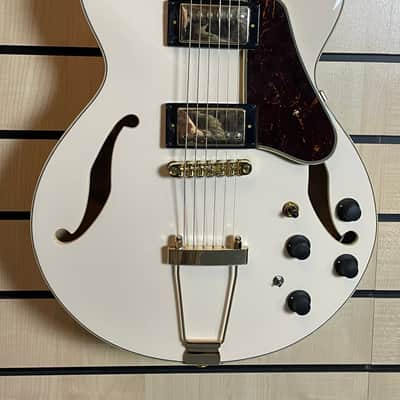Ibanez AMH90-IV Ivory Expressionist Electric Guitar Made in Indonesia image 2