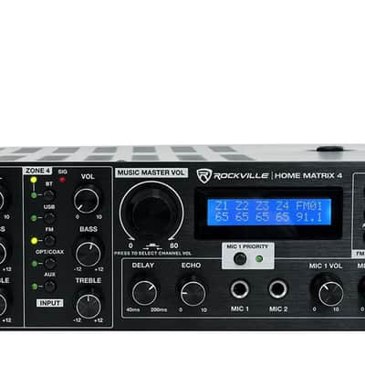 Rockville HOME MATRIX 4 Zone Multi Room Amplifier+Smart Wifi Streaming Receiver image 2