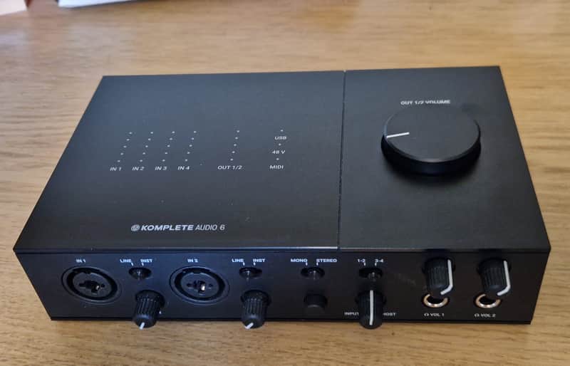 Native Instruments Komplete Audio 6 MKii USB Audio Interface 2019 - Present - Black image 1
