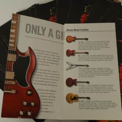 Lot of Vintage Gibson & Fender Promotional Material, Brochures, & Paperwork image 5