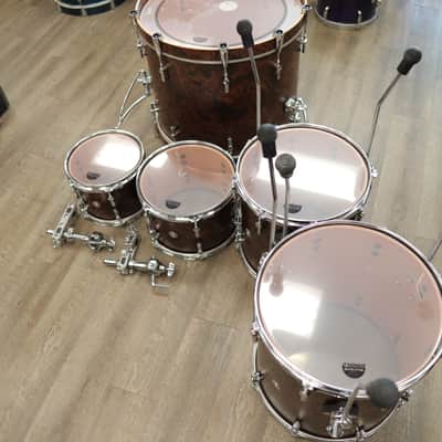 Demo Sonor Momentum Beech 5-pc Shell Pack 22/10/12/14/16 (California Burl) image 12