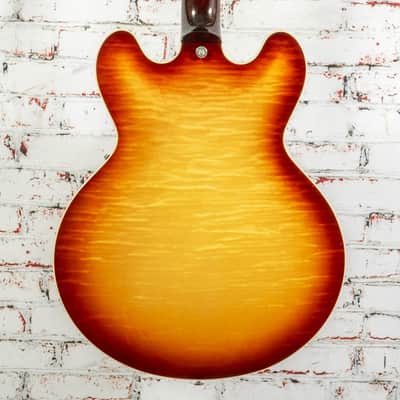 Gibson - ES-335 Figured - Semi-Hollow Electric Guitar - Iced Tea - w/ Hardshell Case - x0299 image 7