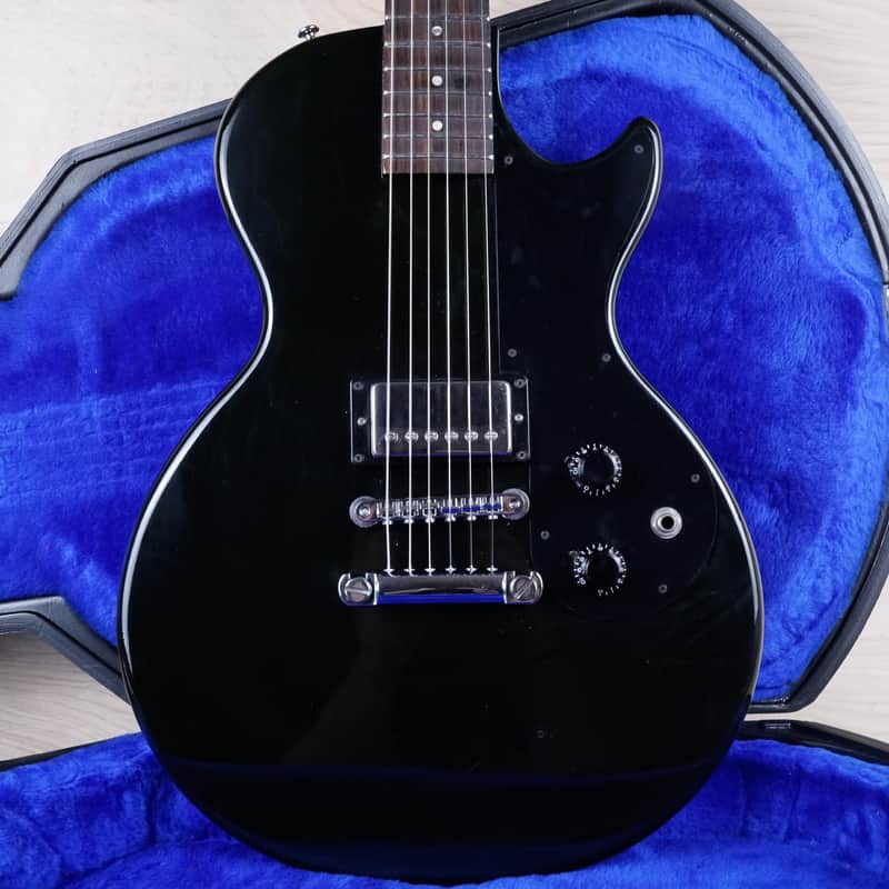 Gibson Melody Maker 1986 Ebony Shawbucker Pickup Vintage w/ Chainsaw Case