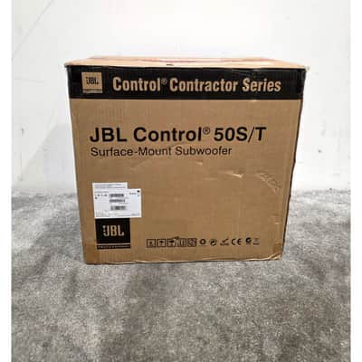 JBL Control 50S/T - Subwoofer - Black - Excellent w/ Original Box & Manuals image 7