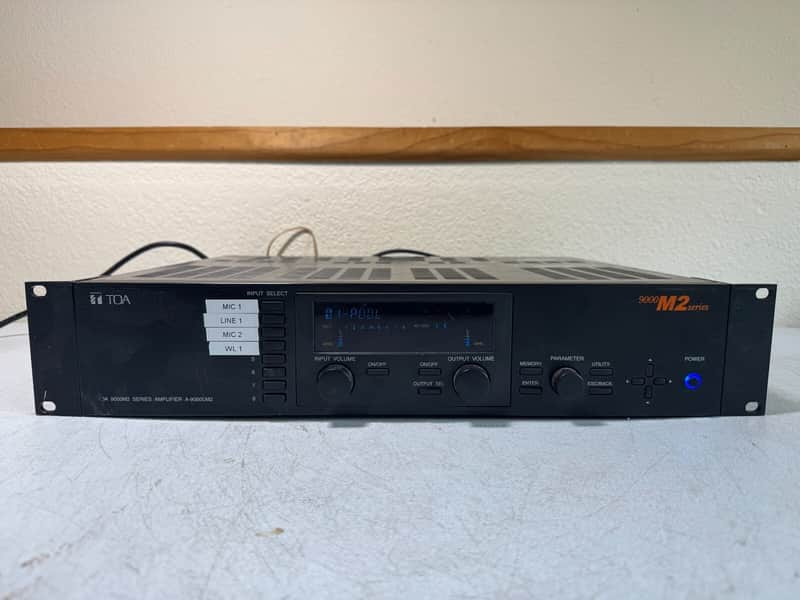 TOA 9000M2 Series Digital Matrix Mixer Amplifier – Rackmount Pro Audio DSP image 1