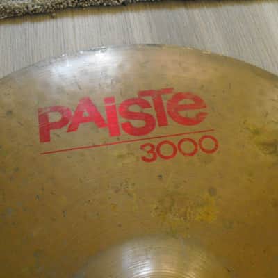 18" Paiste 3000 Crash Cymbal 1540g image 3