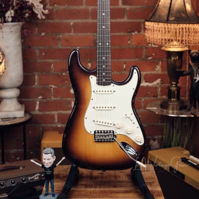 Mario Martin "Model S" Electric Guitar - Relic'd Two Tone Burst Finish & Lollar Pickups! image 1