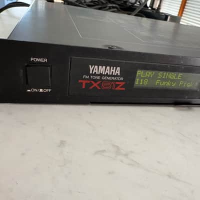 Yamaha TX81Z Rackmount FM Tone Generator 1987 - 1988 - Black image 2