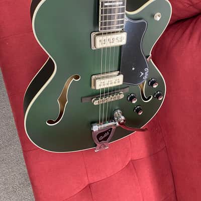 Guild X-175 Manhattan Special Hollowbody Electric Guitar - Ford Green w/ Case image 8