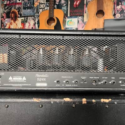 Randall RD100H Diavlo 3-Channel 100-Watt Tube Guitar Amp Head 2010s - Black + Randall 4x12 Speaker Cabinet image 4
