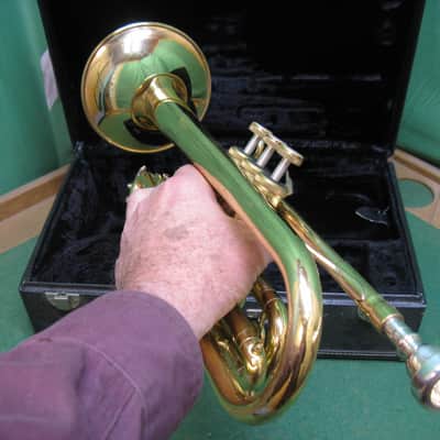 Holton C602RC Cornet 1980's Yamaha Built Monster Bell 5 1/4" - Reconditioned - Case & Yamaha 11C4-7C Mouthpiece image 14