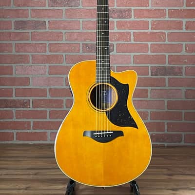 Yamaha AC5M ARE Concert Cutaway Acoustic-electric Guitar - Vintage Natural image 1