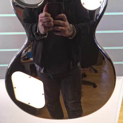 Vintage V99 Black Electric Guitar image 9