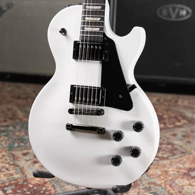 Gibson Les Paul Studio Modern Electric Guitar - Worn White with Gig Bag image 3