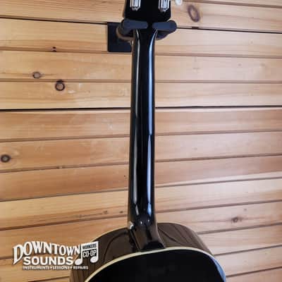 Epiphone Blues King Studio Acoustic-Electric Concert Guitar with Epiphone Gig Bag - Ebony image 5