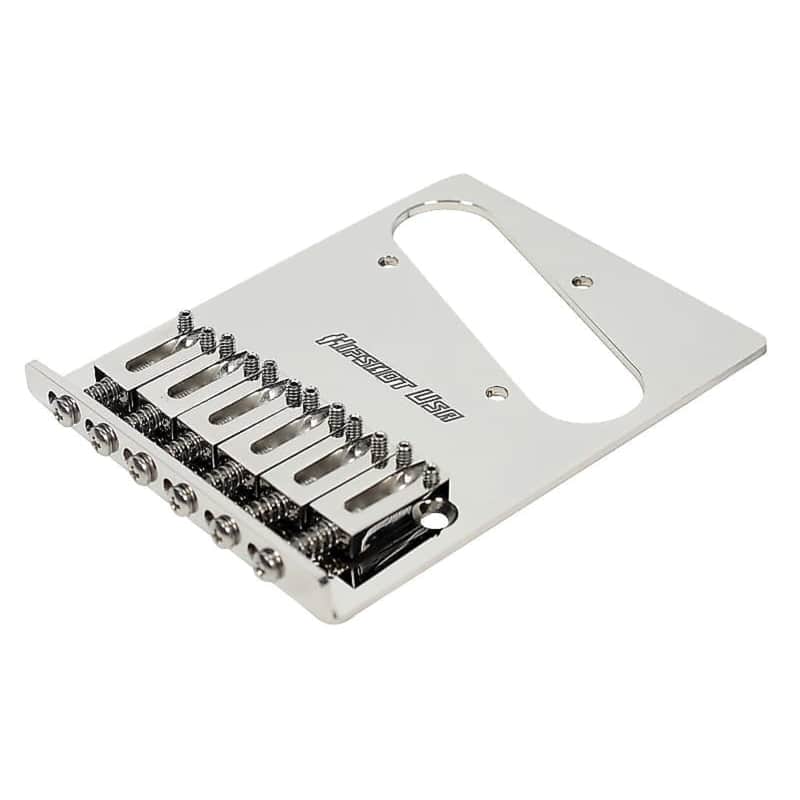 Hipshot Telecaster 6-Saddle Bender Retrofit Bridge - 4-Hole Mount image 1