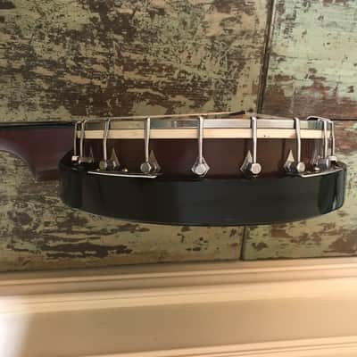 1970s or 1980s Vintage Bently 5 String Resonator Banjo w/Case - Set Up - Very Nice image 7