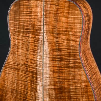 Huss and Dalton D-45 Premium Figured Koa with Paua Pearl Custom NEW image 16