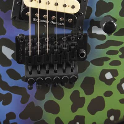 Kramer Baretta "Feral Cat" Custom Graphic Electric Guitar Rainbow Leopard B-STOCK image 3