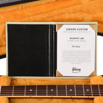 Gibson Custom Shop 1961 ES-335 Reissue 60s Cherry Murphy Lab Ultra Light Aged (Serial #160433) image 9