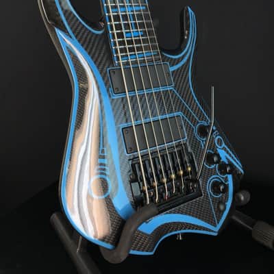Etherial WizardTac Mod-1 6 String Bass Guitar, Composite Body, Glows In The Dark! image 11