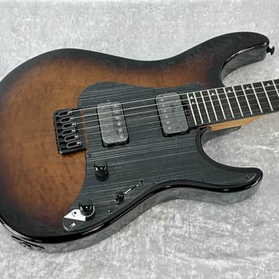 IN-STOCK - 2026 LTD DELUXE SN-1000HT HH GUITAR / DARK BROWN SUNBURST image 1