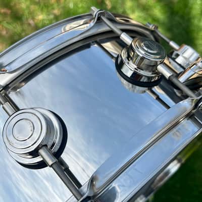 DW Collector's Series Stainless Steel 5.5x14" Snare Drum w/ Nickel Hardware image 19