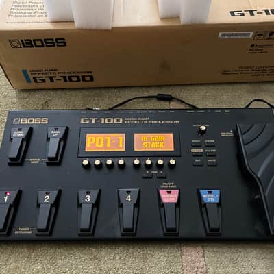 Boss GT-100 Version 2.0 Guitar Effects Processor 2014 - Present - Black image 1