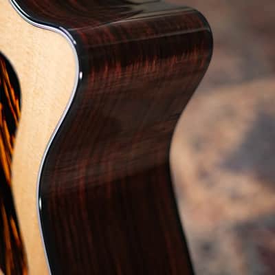 Taylor 454ce 12-String Grand Auditorium Acoustic/Electric Guitar Natural with Hardshell Case image 12