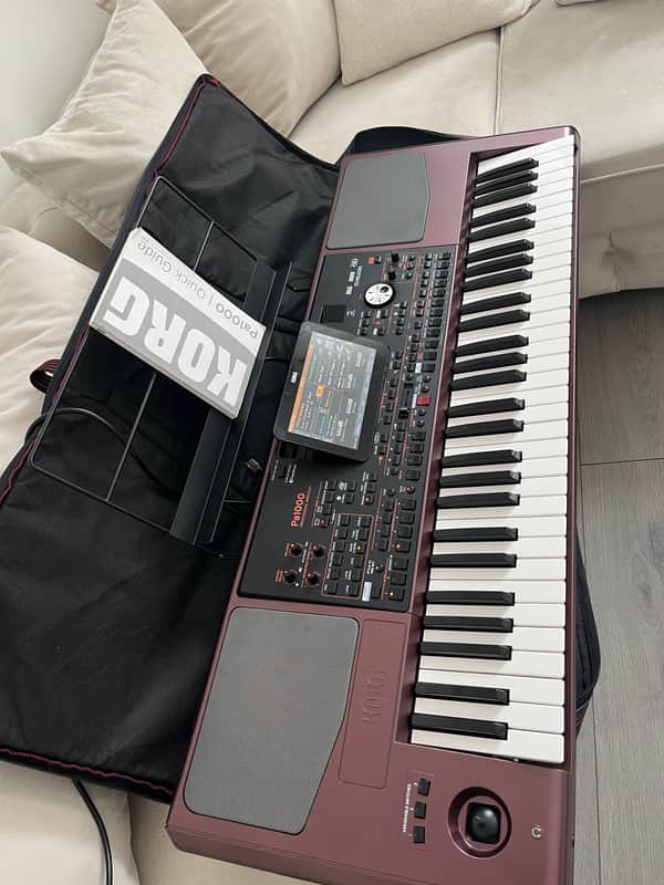 Korg PA1000 61-Key Professional Arranger 2017 - Present - Red image 1