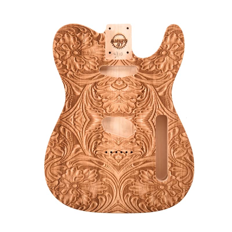 Allparts 40th Anniversary Limited Edition “Saddle-caster” Replacement Body for Tele image 1