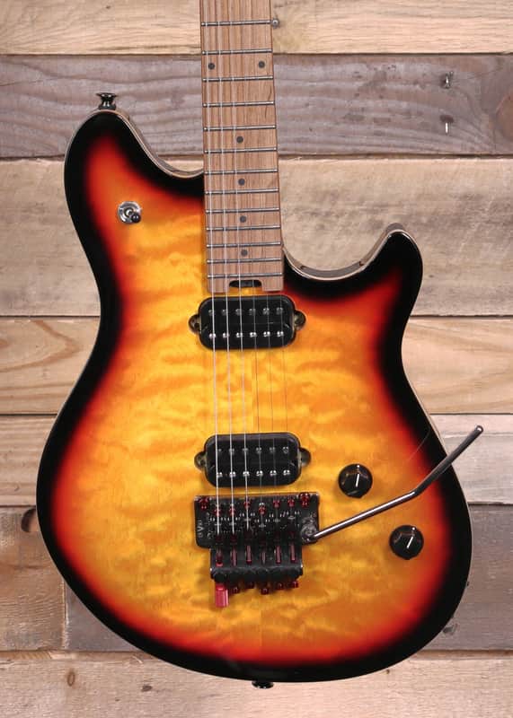 IMC Exclusive EVH Wolfgang WG Standard QM Electric Guitar 3-Color Sunburst w/ FU-Tones Upgrade image 1