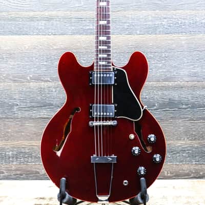 1967 Gibson ES-335TDC Sparkling Burgundy Semi-Hollow Body Electric Guitar w/Case image 1