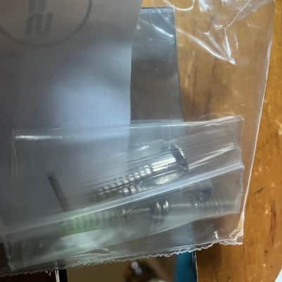 Wilkinson Short Telecaster Bridge 2024 - Chrome and Brass image 3