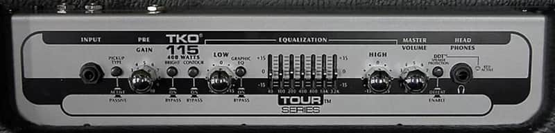 Immagine Peavey Tour TKO 115 1x15" 400W Bass Combo Amp - 3