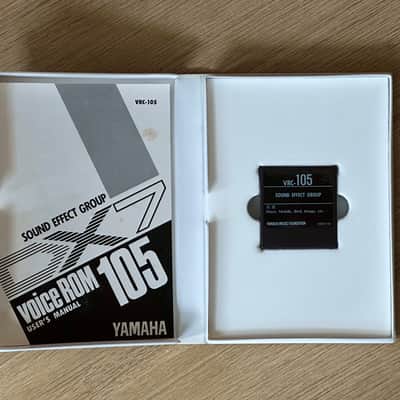 Yamaha DX7 Voice ROM Data Cartridge // VRC-105 Sound Effect Group // Boxed + Booklet image 3