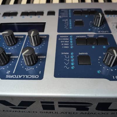 Access Virus Indigo 37-Key Digital Synthesizer 2001 - Silver & Blue image 16