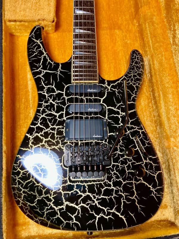 Charvel SL-145 Circa Soloist Gold Crackle Made in Japan Guitar w/ Hard Case image 1