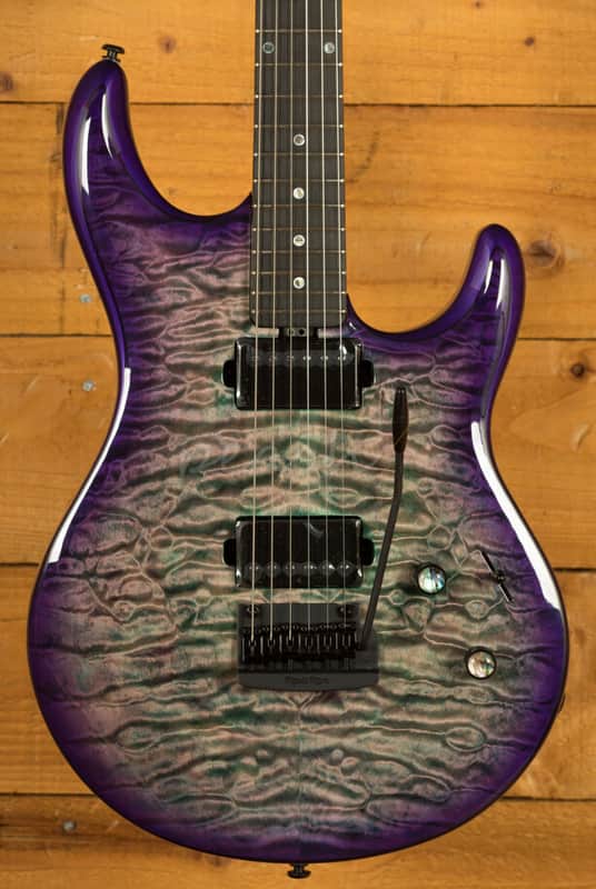 Music Man BFR Luke III Quilt Maple Top Grapes of Wrath | Reverb