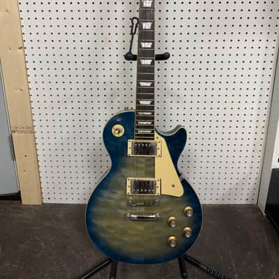 Epiphone Les Paul Standard Plus Top PRO 2012 - 2019 - Translucent Blue image 2